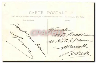 Nîmes — Bany Romane — P. Ruat, wyd., Marsylia, nr 211 — Rewers