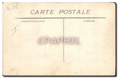 Nîmes — Wieża zegarowa — widok z placu z plakatem wyprzedaży — wydawca L. (nr 1046) — Rewers