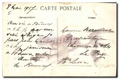 Nîmes - Estátua de Antonin, Imperador dos Romanos — Editor B.D. n° 925 — Verso