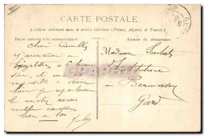 Nîmes - La Esplanade — Guende fot. Marsella — n° 1022 — Reverso