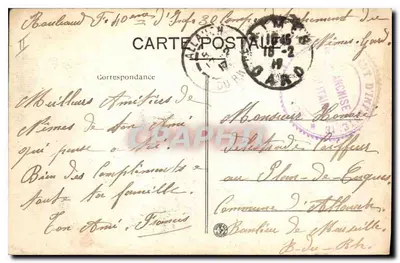 Nîmes — Vista geral — A. R., n° 30 — Verso