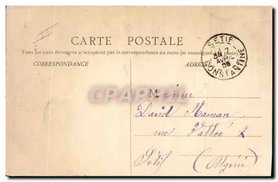 Nîmes — Palast der Gerechtigkeit — anonymer Verleger, Nr. 24 — Rückseite