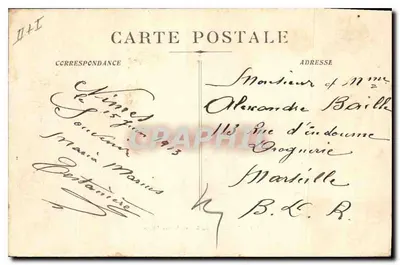 Nîmes — Bulwar Victora Hugo — wydawca nieznany, numer seryjny 354 — Rewers