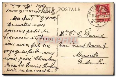 Abbatia Hautecombe — Okolice Aix-les-Bains — Turystyczna Savoie 273 — Rewers