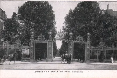 Paris - A grade do parque Monceau — editor não identificado, número de série não visível