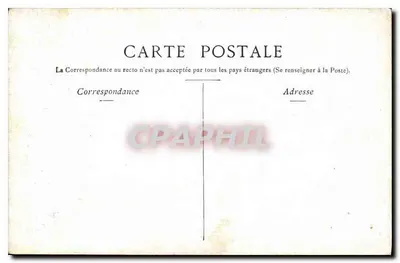 Parijs - kerk van Sint Eustache en straat Montmartre — uitgever Dufayel — Achterkant
