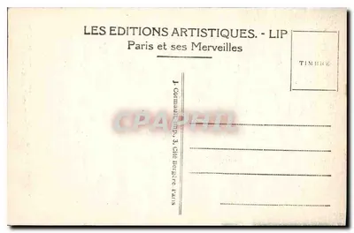 La Tour St-Jacques — Parigi — Edizioni Artistiche LIP — Verso