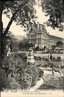 Paris - O Pavilhão de Rohan e os Jardins das Tuileries - LL - 271