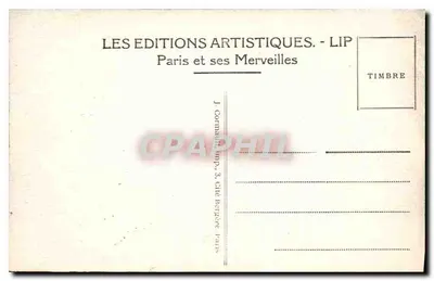 Paryż — Trocadéro widziany z Ewifel — LIP, nr 516 — Rewers