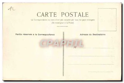Buttes-Chaumont — O Lago — Os Barcos Passeios — Editor: Adolphe Paris — Verso