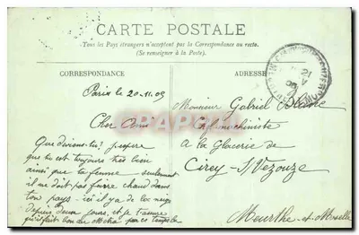 Parijs — Het Triomfboog — LL. — n°704 — Achterkant