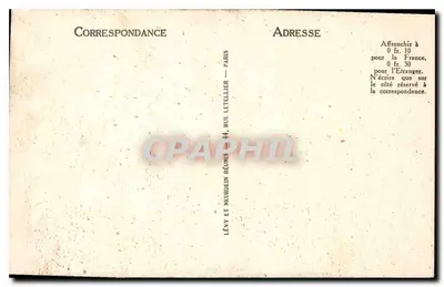 Túmulo do Imperador nos Invalides — Paris — LL n° 895 — Verso