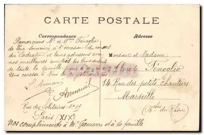 PARIS — Buttes-Chaumont — Um canto do Lago — C. M. — Verso