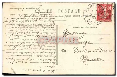Sala dos Deputados — Paris — H. L. — Verso