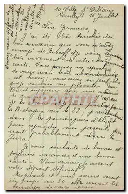 Paris — Bois de Boulogne — Lac Inférieur — Editor: C. P. A. n°18 — Verso