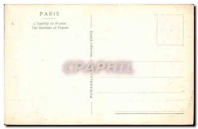 Het Instituut van Frankrijk — Parijs — Fumagalli, Maccagno (Italië) — Achterkant