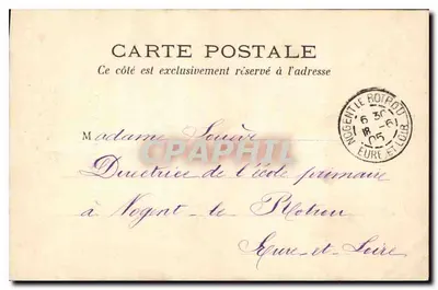 Notre-Dame w Paryżu — Absydę — Wydawca nieznany, numer serii nie widoczny — Rewers