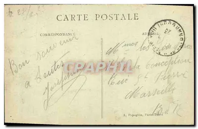 Paris — Panorama dos Oito Pontes — A.P. — Verso