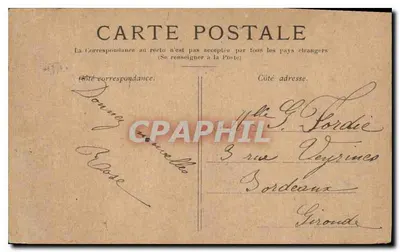 Paris — O Ponte Alexandre III — editor não visível, número de série não visível — Verso