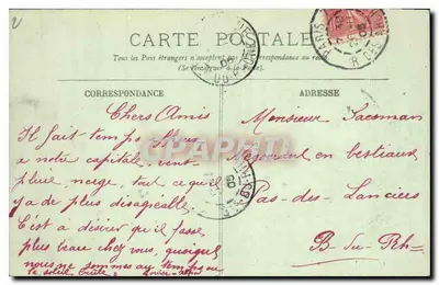 Parigi — Piazza della Madeleine — LL. n°59 — Verso