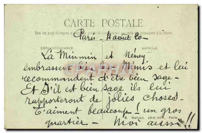 Paris — A Torre Saint-Jacques — F. M. n°5049 — Verso