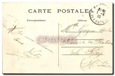 Paryż — La Conciergerie — C.M. nr 59 — Rewers