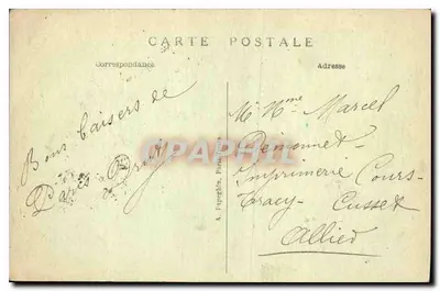 París - El Sagrado Corazón de Montmartre — editor A. Fagebin, n°309 — Reverso