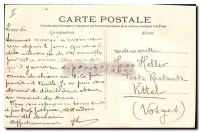 PARIS – O Bois de Boulogne – A Cascata — C.M. n°153 — Verso