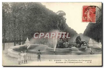 PARIS — Fonte de Carpeaux — Avenida de l'Observatoire — C.M. — n°57