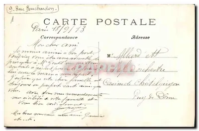 PARIS — Fonte de Carpeaux — Avenida de l'Observatoire — C.M. — n°57 — Verso
