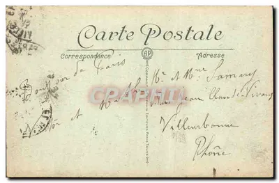 Paris — O Pequeno Palácio — A. P. — Verso