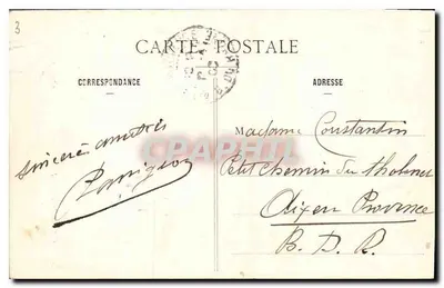 Place de la Bastille — Colonne de la Bastille — wydawca X.B. n°8937 — Rewers