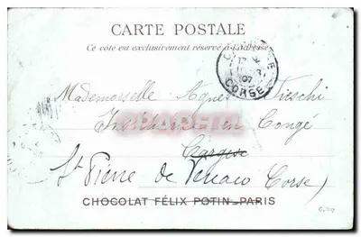 PARIS (Francja) — Most Alexandre III — Wyd. B. Arnaud, Lyon-Paris — Rewers