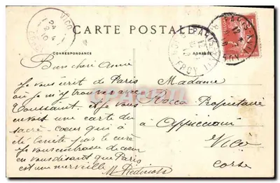 Montmartre — Le Calvaire — G.C.A. Paris n°691 — Verso