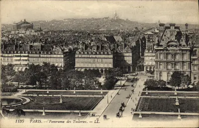 Paris — Panorama das Tuileries — LL. — n°1135