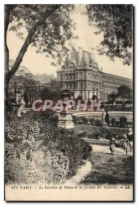 Paris — O Pavilhão de Rohan e os Jardins das Tuileries — n°271