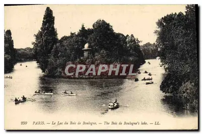 Paris — O Lago do Bois de Boulogne — LL. — n° 259