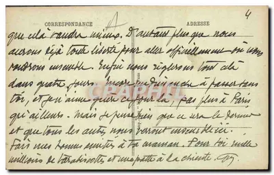 Paris - O Museu de Cluny — editor desconhecido, n° 233 — Verso