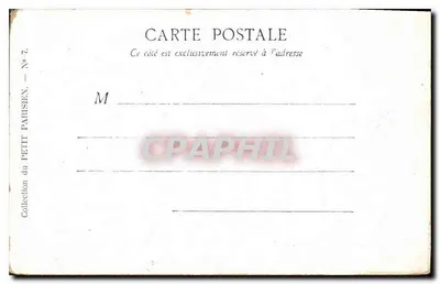 Paryż — Katedra Notre-Dame — Kolekcja Petit Parisien, nr 7 — Rewers