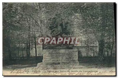 O Sileno de Dalou no Jardim do Luxemburgo — Paris — editor desconhecido, n° 432