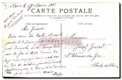 Paryż — Panthéon — Wydawca: Graphi — Rewers