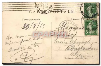 PARYŻ – Stacja Paryż-Lyon — E.M. n°5003 — Rewers