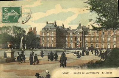 PARIS — Jardim do Luxembourg — O Senado