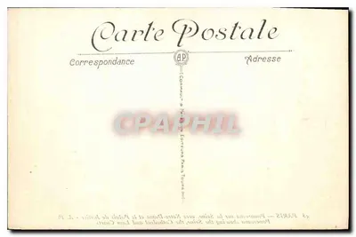 Paris — Panorama über die Seine, Richtung Notre-Dame und Palast der Gerechtigkeit — A.P. n°43 — Rückseite