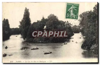 PARIS — O Lago do Bois de Boulogne — LL. n°259