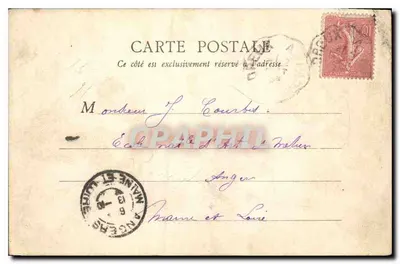 PARIS — Bois de Boulogne — Deslizamentos no lago — Verso