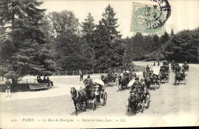 PARIS — O Bois de Boulogne — Entre os Dois Lagos — LL. — N° 430