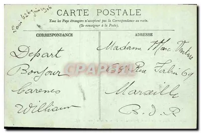 PARIS — O Bois de Boulogne — Entre os Dois Lagos — LL. — N° 430 — Verso