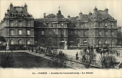 Paris - Jardim do Luxembourg - O Senado — n°41