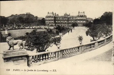 Paris — O Jardim do Luxemburgo — editor XX, n° 159